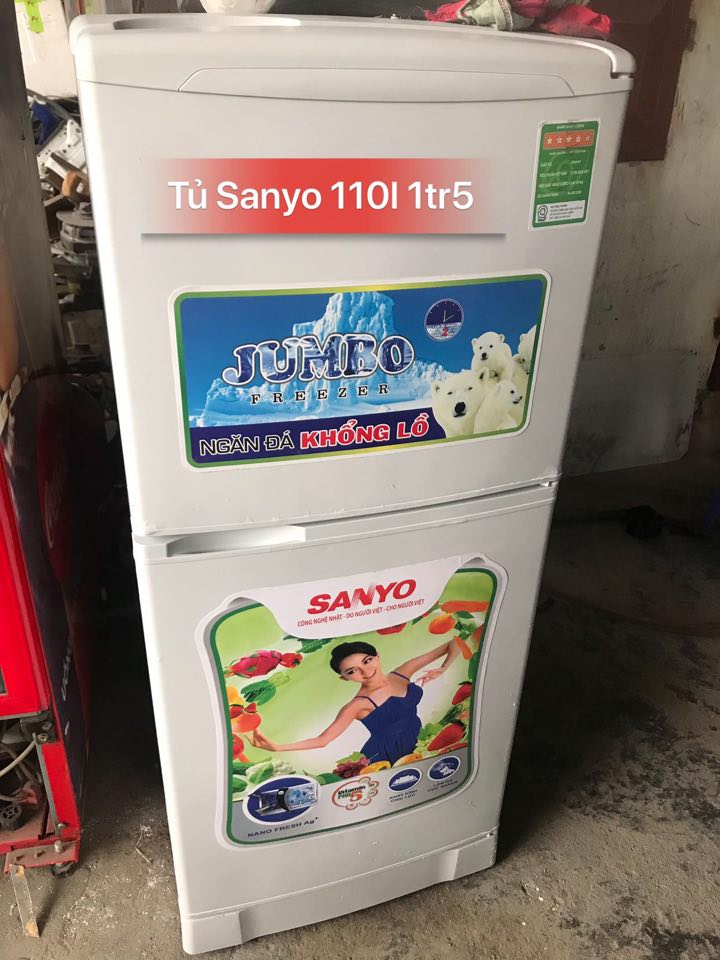 Thanh Lý Tủ Lạnh Sanyo 110l Mới 90% Giá Rẻ Tại Cần Thơ